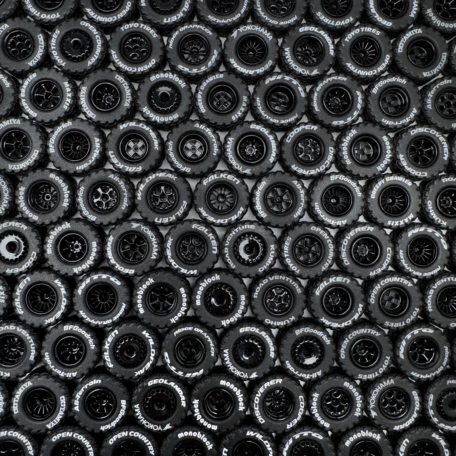 Standard Color Wheels with Off-Road Tires